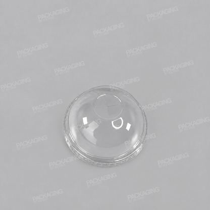Clear PET Domed Lid For U Shape Bubble Tea Cup