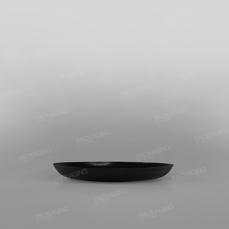 Plastic Round Black Plates