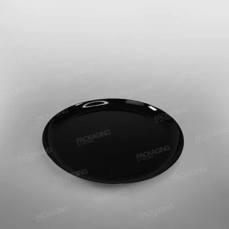 Plastic Round Black Plates