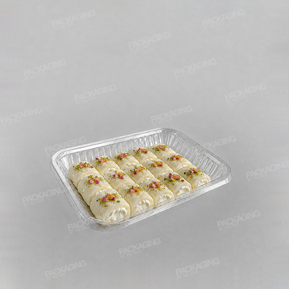 Clear Plastic Rectangular Tray