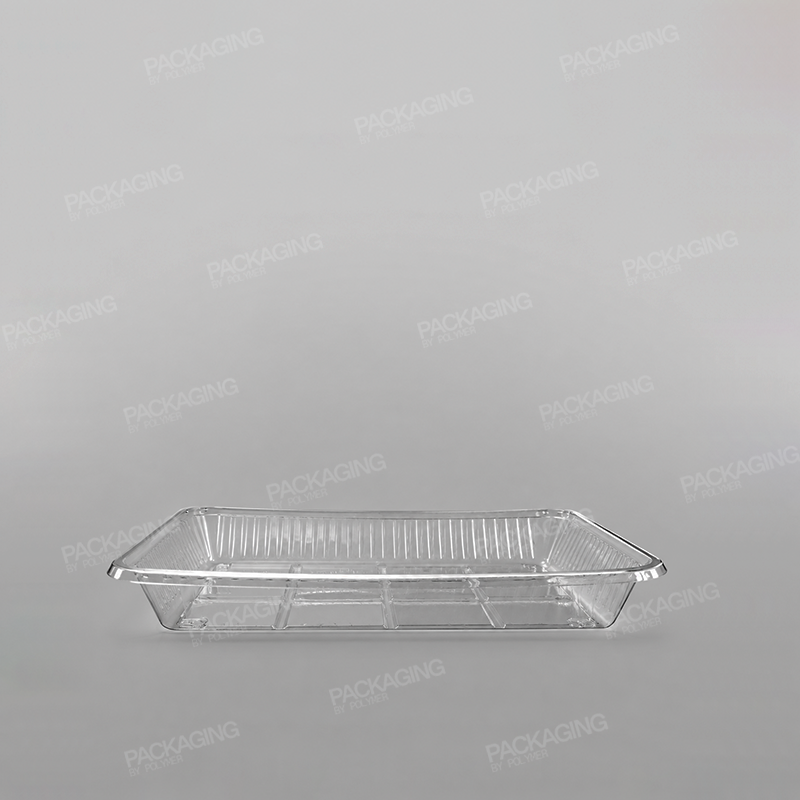 Clear Plastic Rectangular Tray