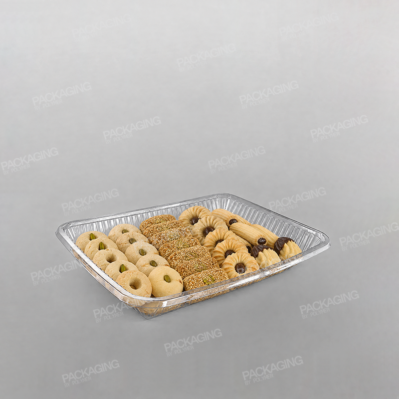 Clear Plastic Rectangular Tray