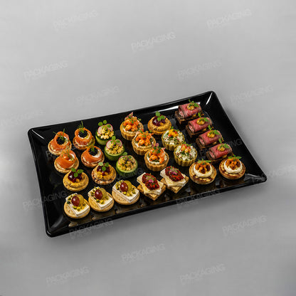Black Plastic Presentation Tray