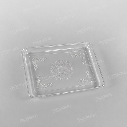 Plastic Rectangular Tray Clear