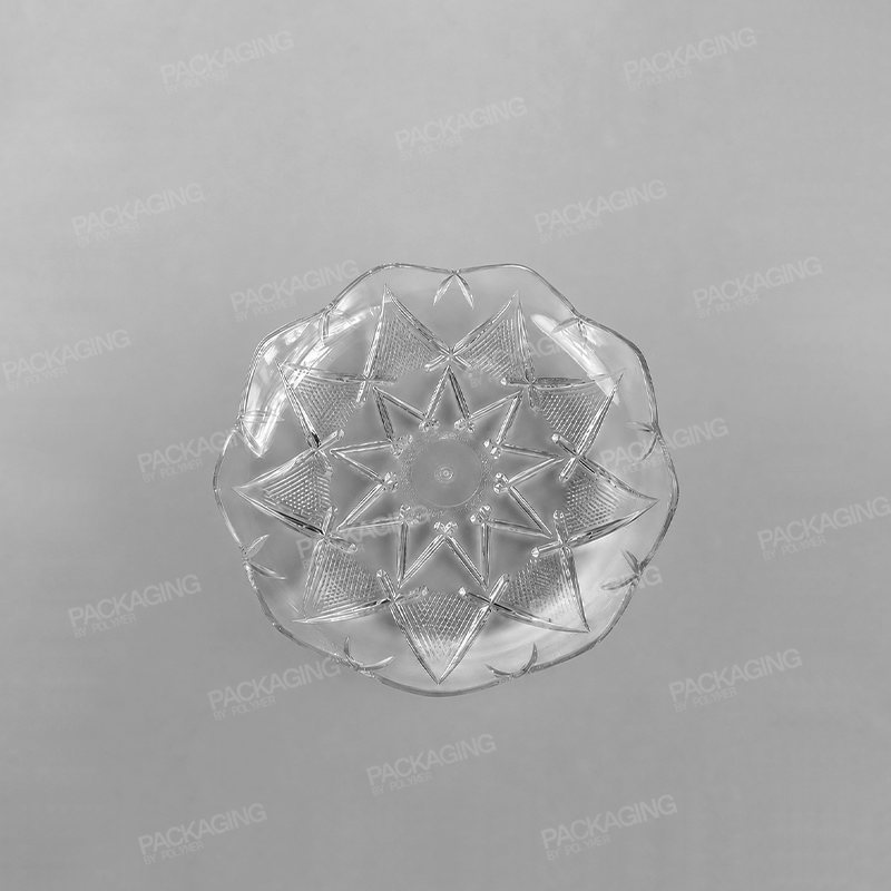 Plastic Round Tray Clear