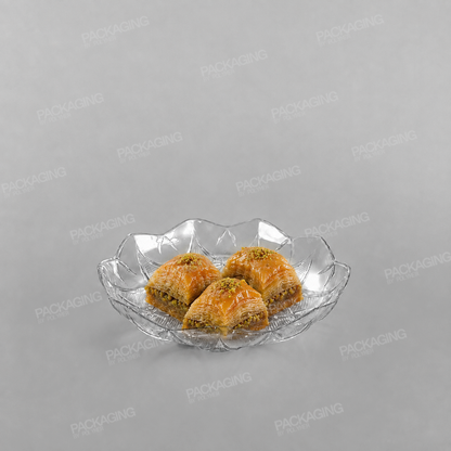 Plastic Round Tray Clear