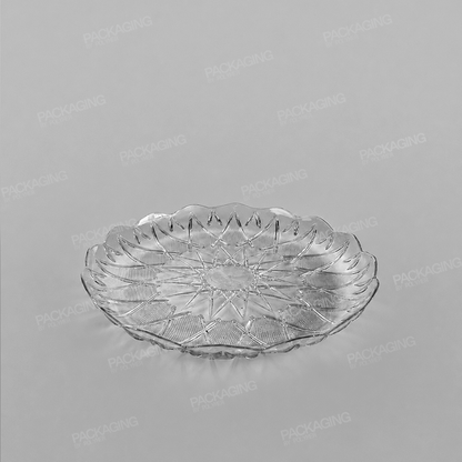 Plastic Round Tray Clear