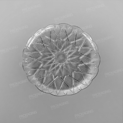 Plastic Round Tray Clear