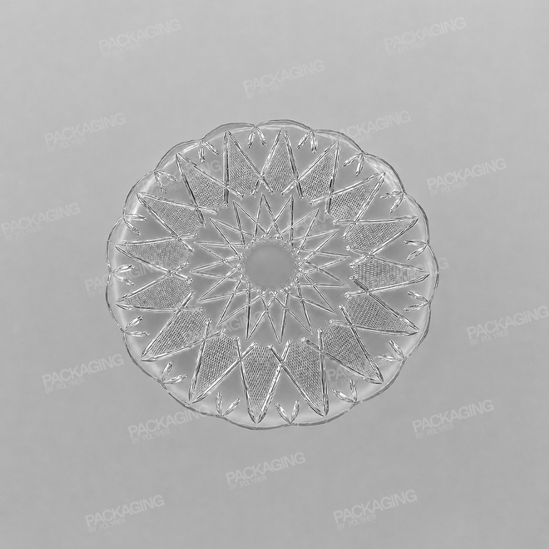 Plastic Round Tray Clear