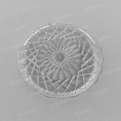 Plastic Round Tray Clear