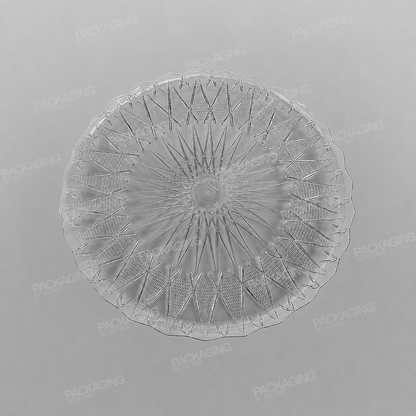 Plastic Round Tray Clear