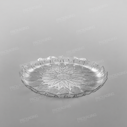 Plastic Round Tray Clear