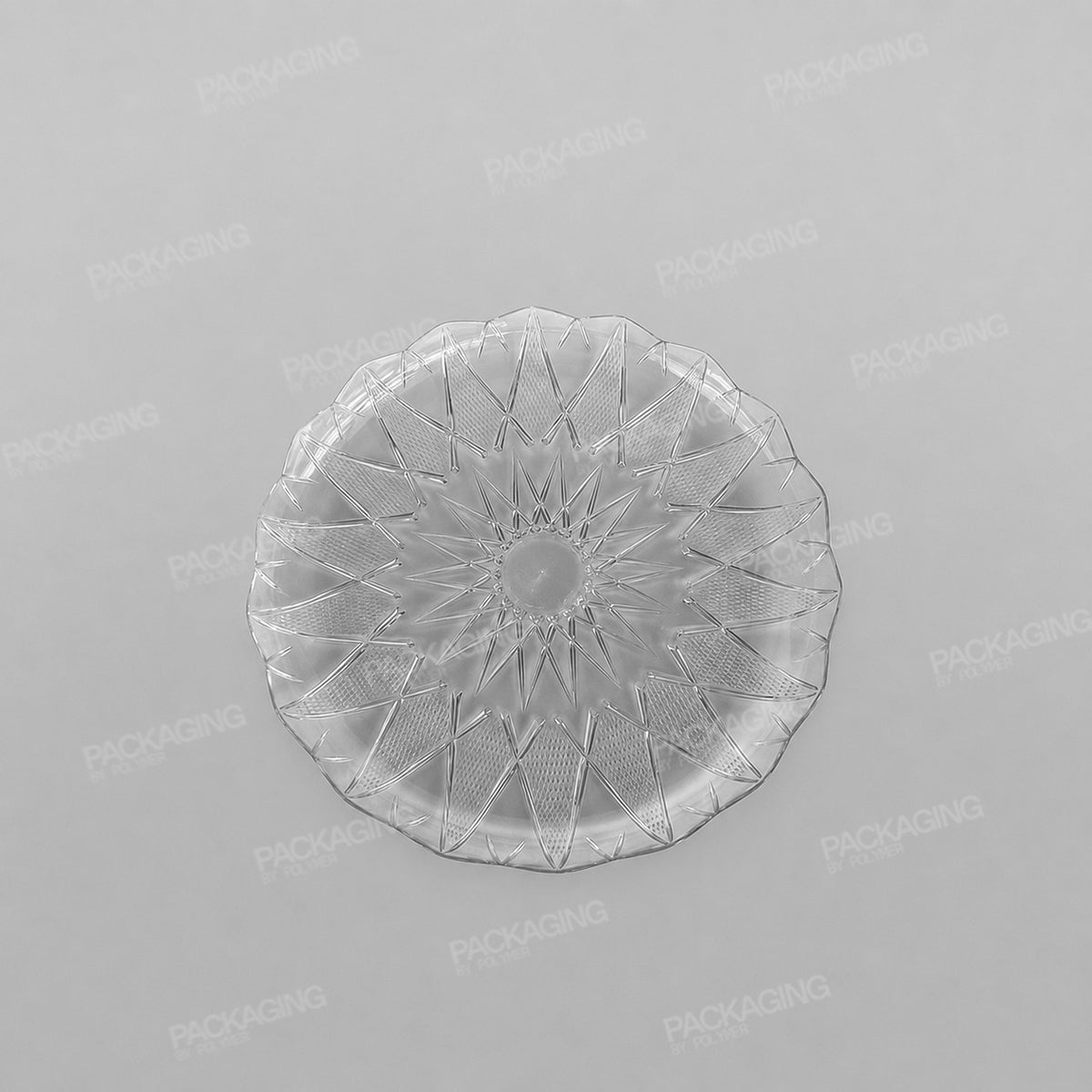 Plastic Round Tray Clear