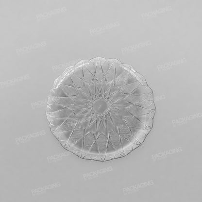 Plastic Round Tray Clear