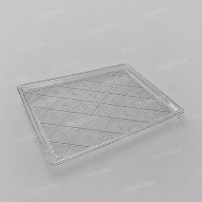 Plastic Rectangular Tray Clear