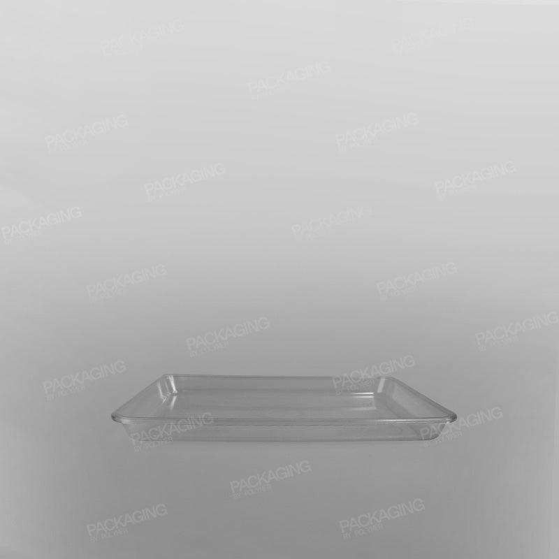 Plastic Rectangular Tray Clear