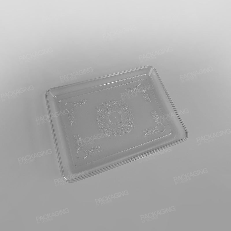 Plastic Rectangular Tray Clear