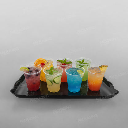 Plastic Presentation Trays Tulip Black