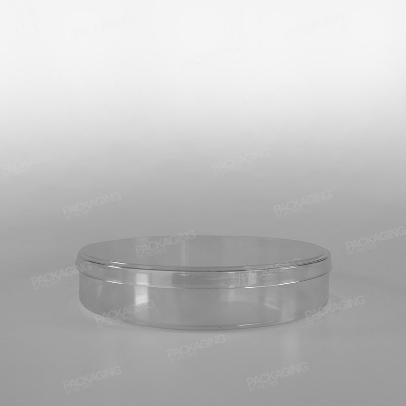 Clear Round Plastic Dessert/ Biscuit Presentation Box