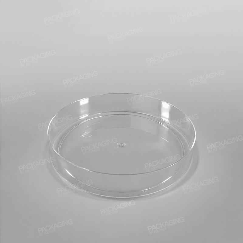 Clear Round Plastic Dessert/ Biscuit Presentation Box