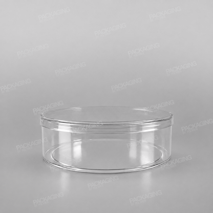 Clear Round Plastic Dessert/ Biscuit Presentation Box