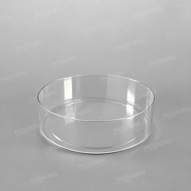 Clear Round Plastic Dessert/ Biscuit Presentation Box