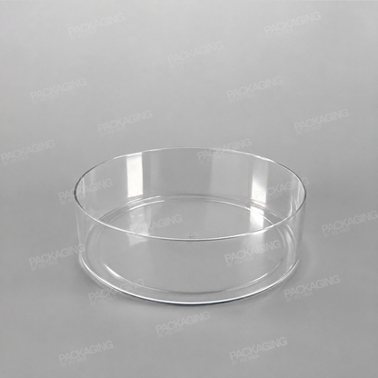 Clear Round Plastic Dessert/ Biscuit Presentation Box