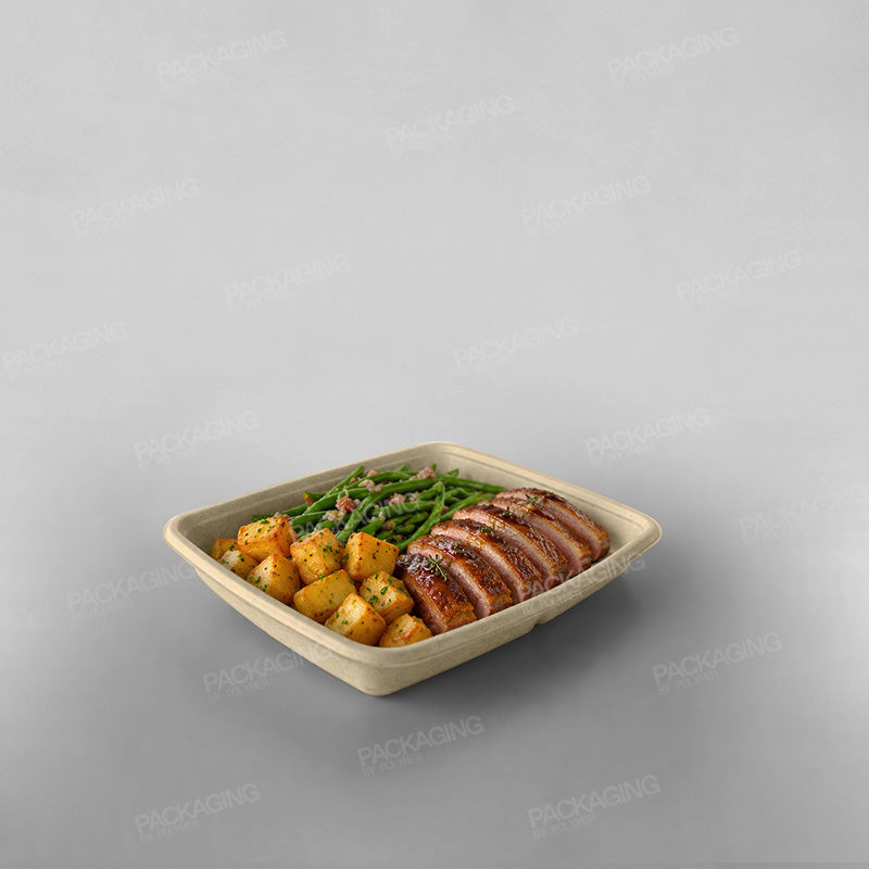 Sabert Rectangular Pulp Container