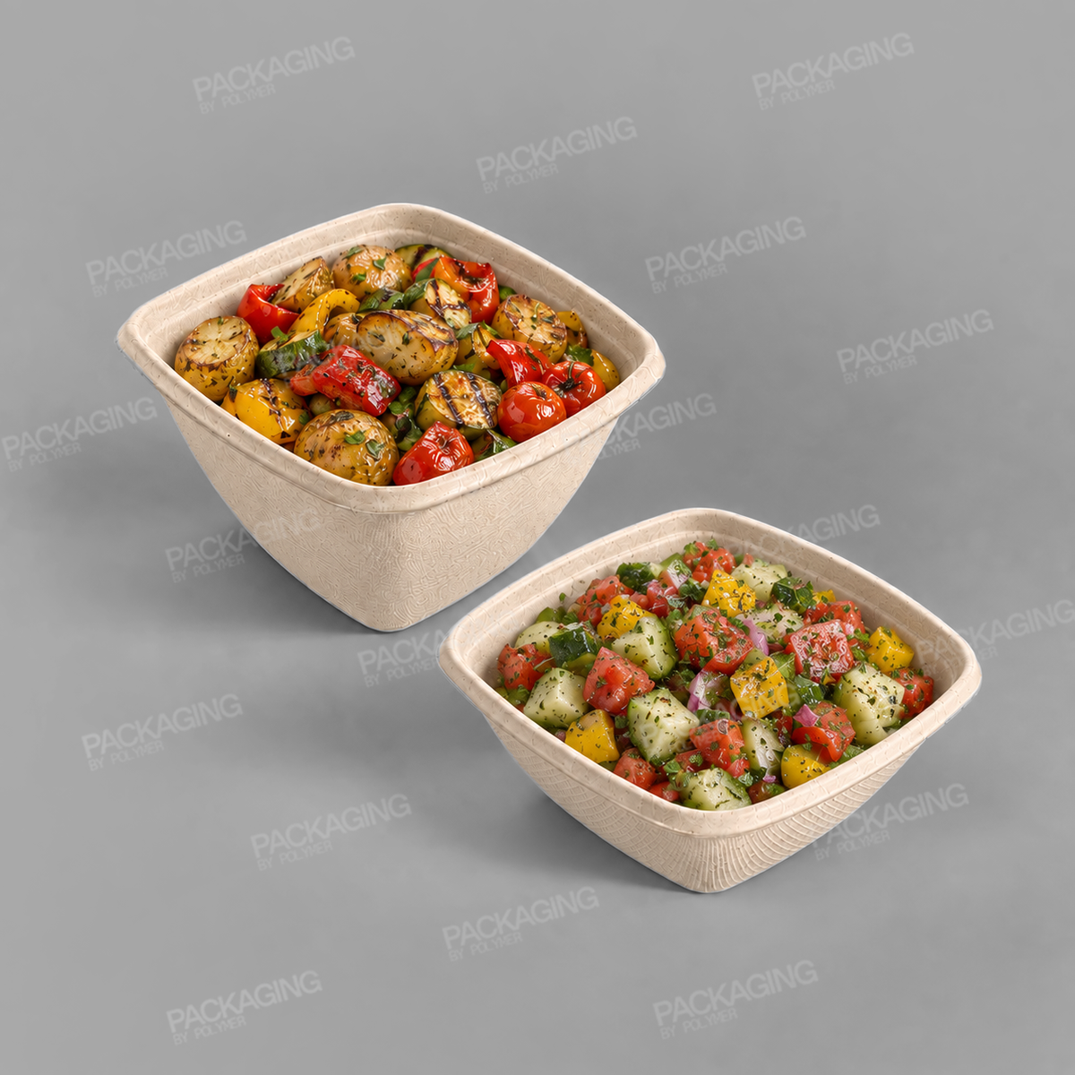 Sabert Small Square Pulp Bowl