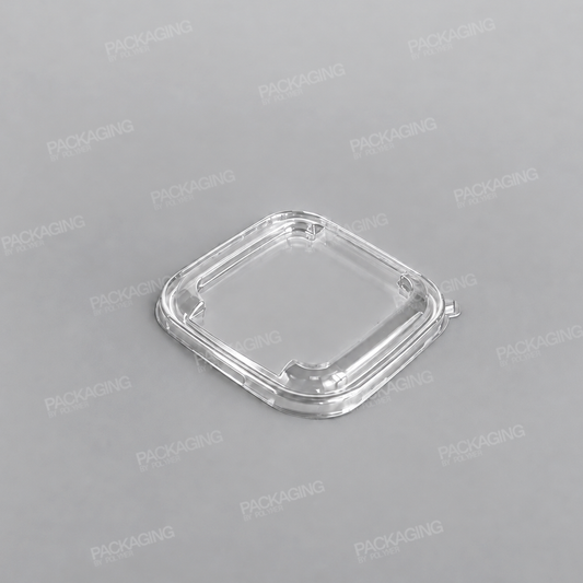Sabert rPET Lid For Wide Square Pulp Bowl