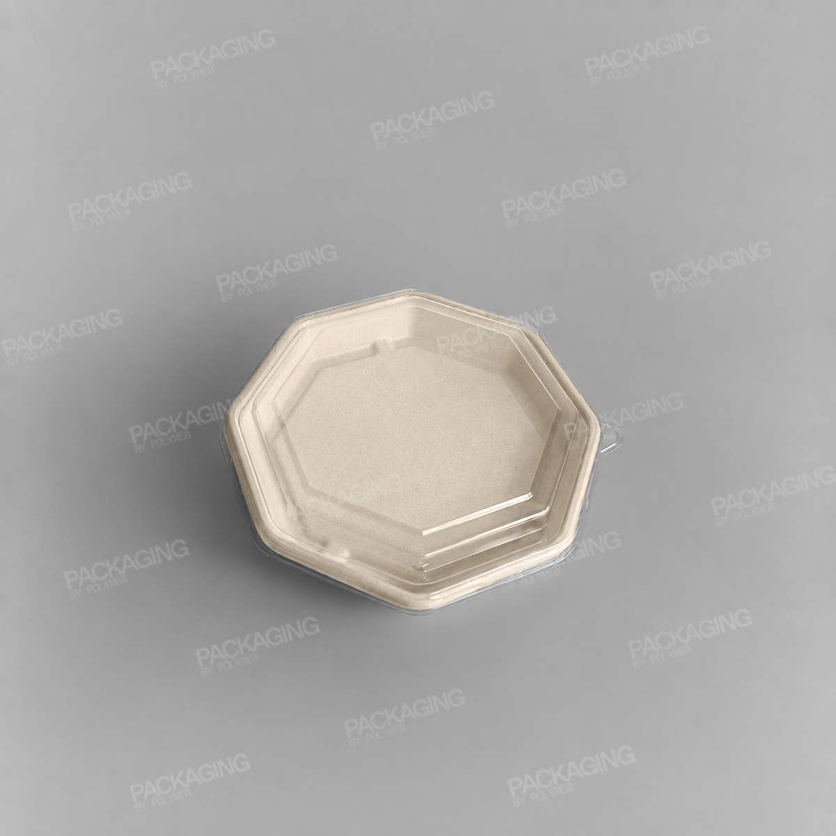 Sabert rPET Lid For Octagonal Pulp Plate