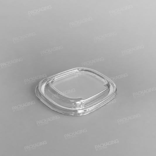 Sabert rPET Lid For Oval Eco Street Food Pulp Bowl