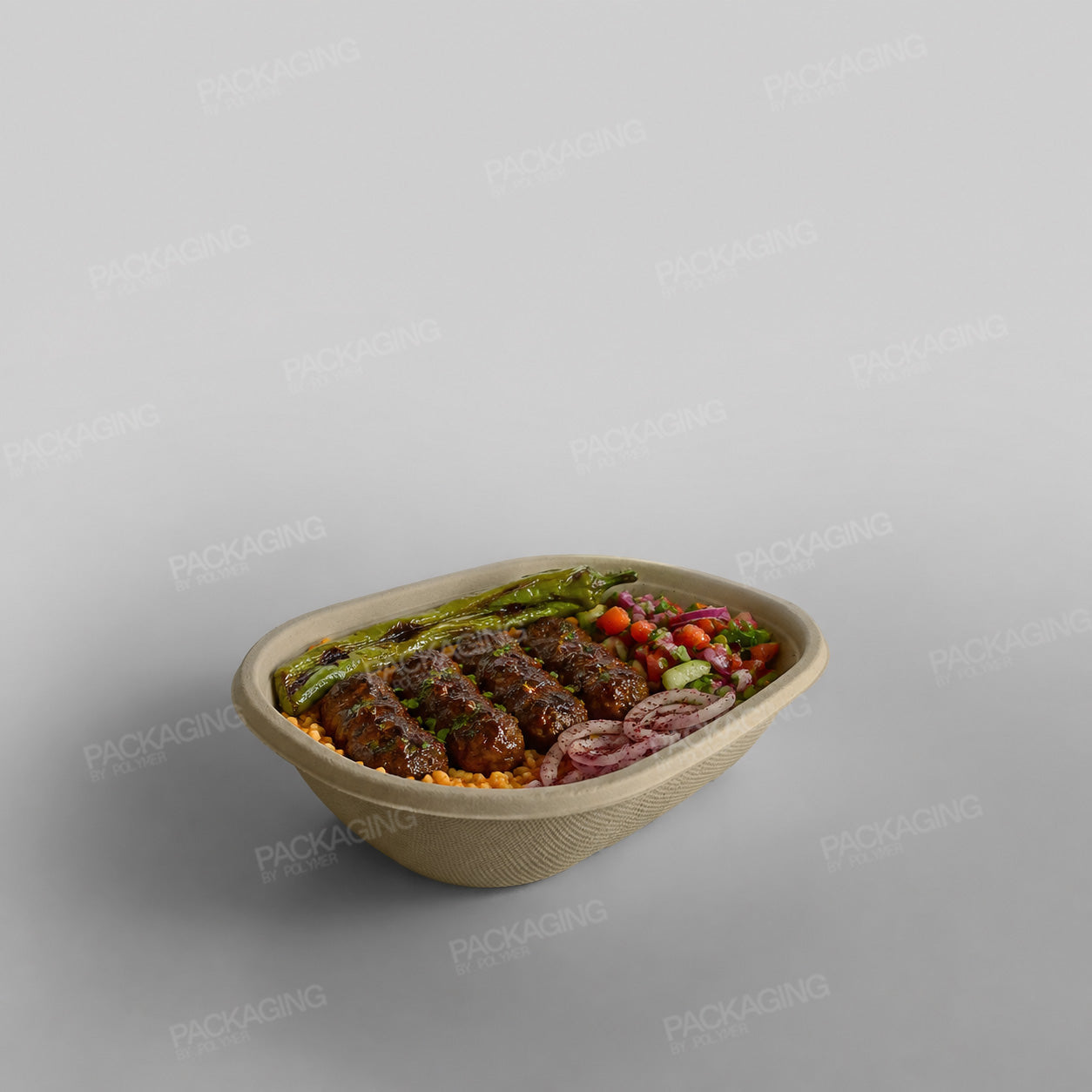 Sabert Oval Eco Street Food Pulp Bowl