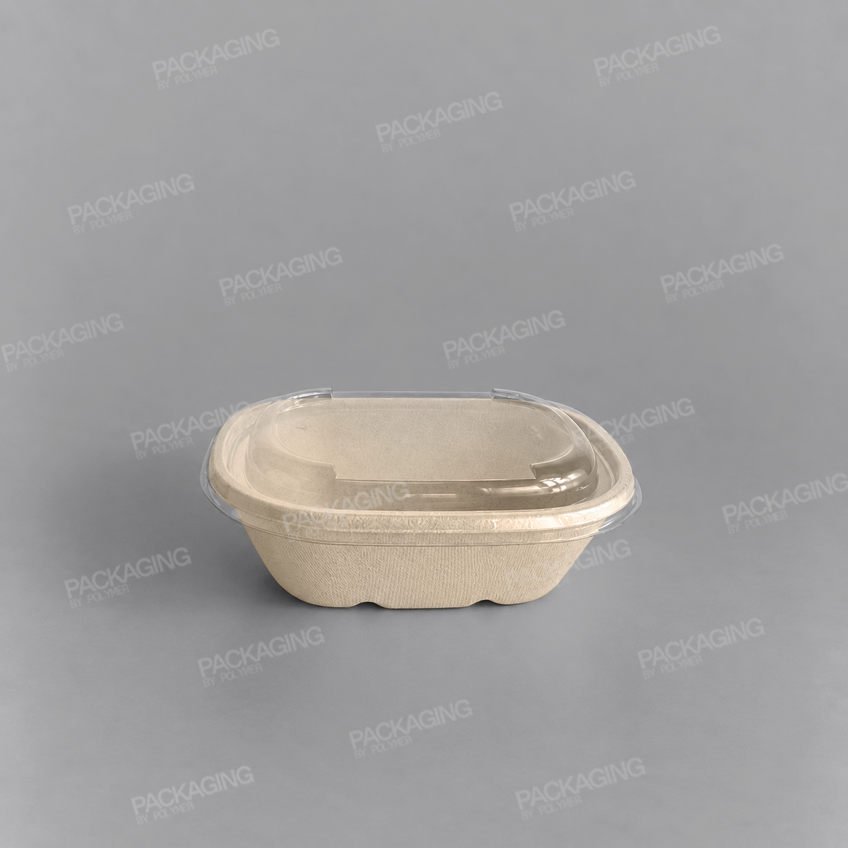 Sabert rPET Lid For Oval Eco Street Food Pulp Bowl
