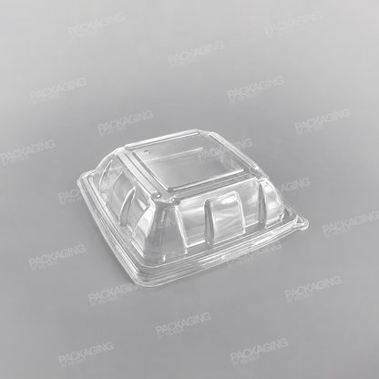 Sabert PP Domed Lid For 3 Compartment Large Square Pulp Container