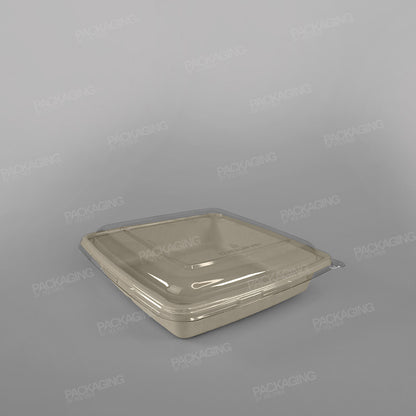 Sabert 1 Compartment Square Pulp Container - 1400ml