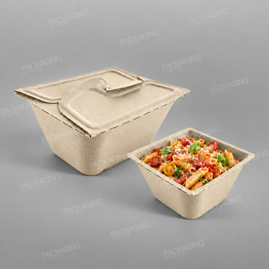 Sabert Rectangular Pulp Meal Box