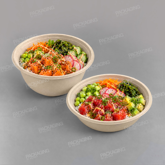 Sabert Round Pulp Buddha/ Poke Bowl