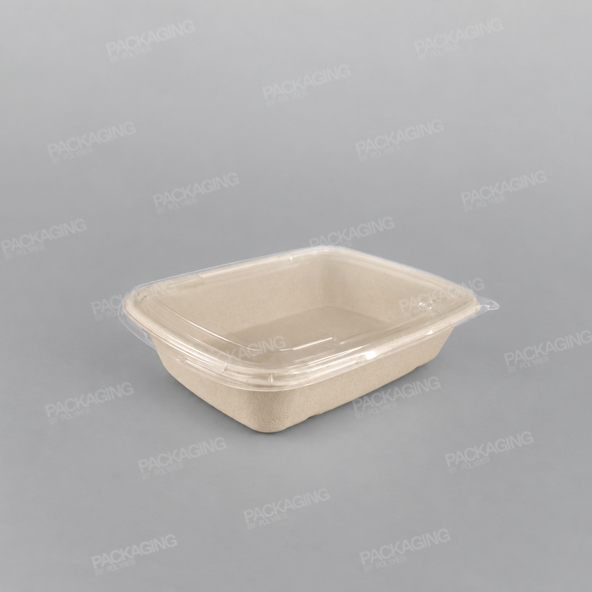Sabert PLA Lined Rectangular Pulp Tray [PUL48632PLA] [825ml]