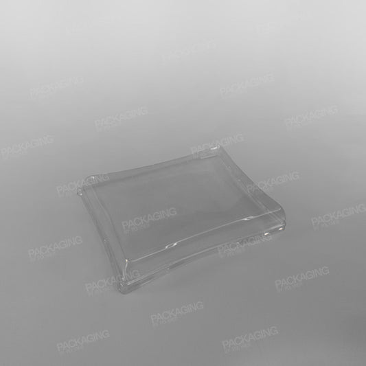 rPET Lid For Sabert Pagoda Rectangular Pulp Tray - 750ml