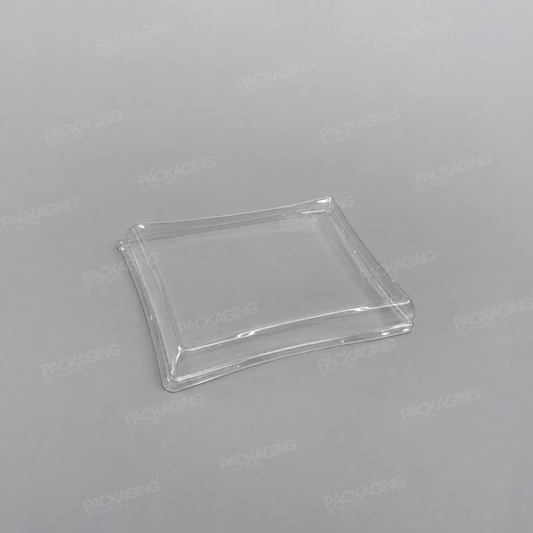 rPET Lid For Sabert Pagoda Rectangular Pulp Tray - 750ml