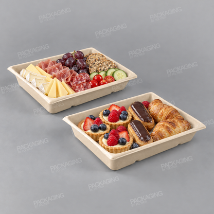 Sabert Pagoda Rectangular Pulp Tray