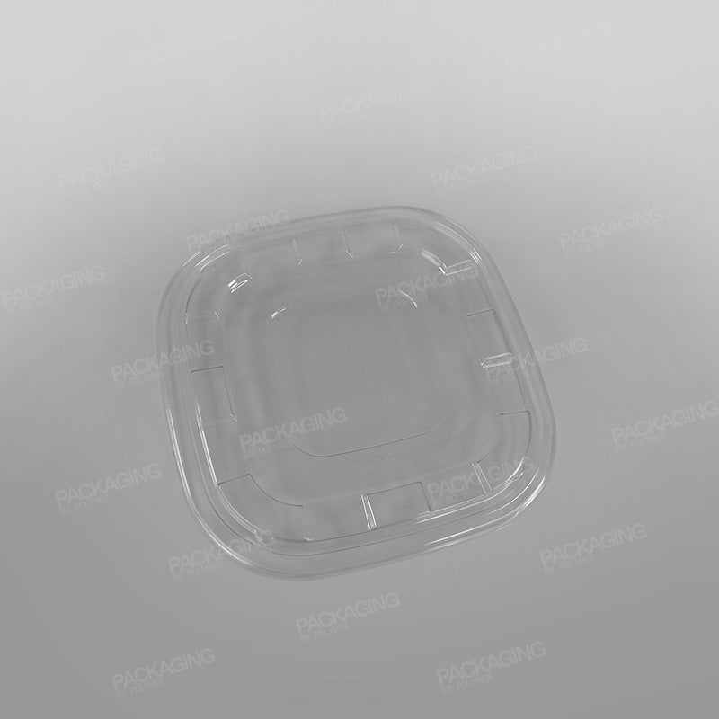 PET Lid For Sabert Square Catering Bowl