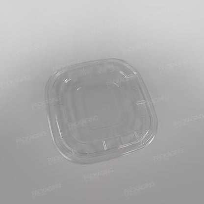 PET Lid For Sabert Square Catering Bowl