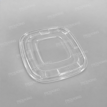 PET Lid For Sabert Square Catering Bowl