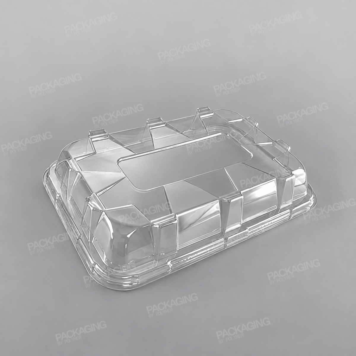 Sabert Domed Lid To Fit Rectangular Pulp Platter