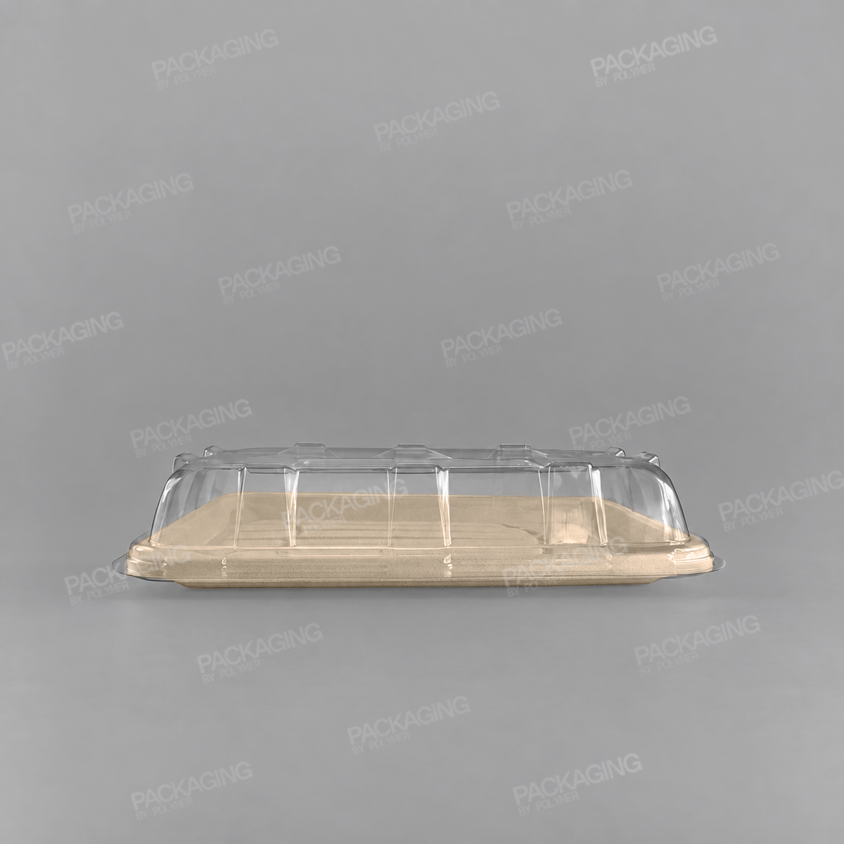 Sabert Domed Lid To Fit Rectangular Pulp Platter