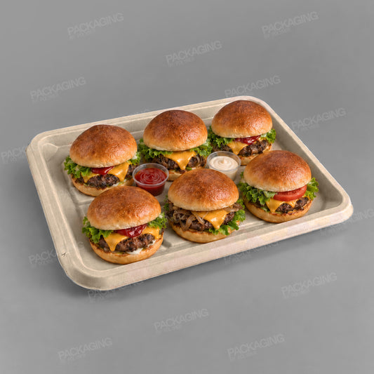 Sabert Rectangular Pulp Platter