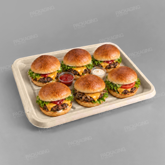 Sabert Rectangular Pulp Platter