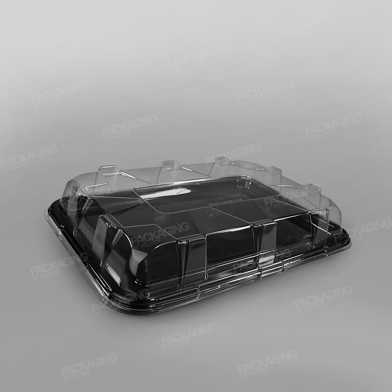 Sabert Domed Lid To Fit Rectangular Pulp Platter